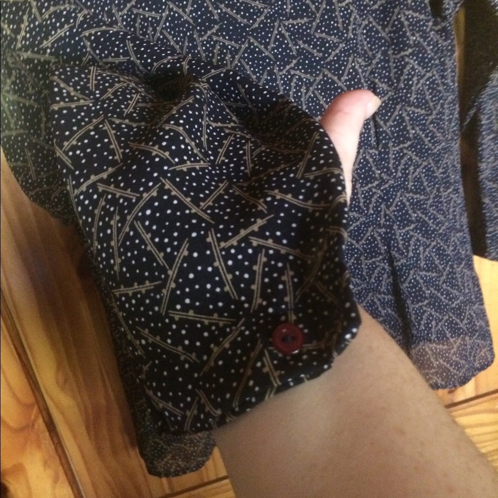 Vintage 80’s Shear Diversity Blouse - Picture 5 of 9